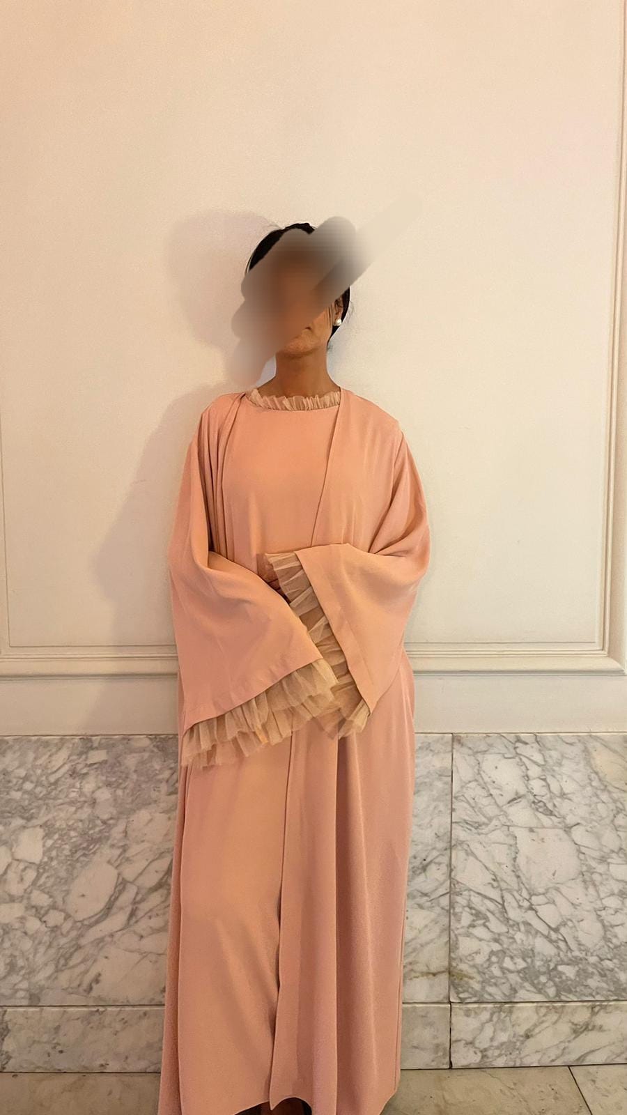 Renaissance abaya Powder Pink